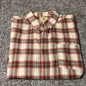 RedHead Men's Red Plaid Shirt. XXL